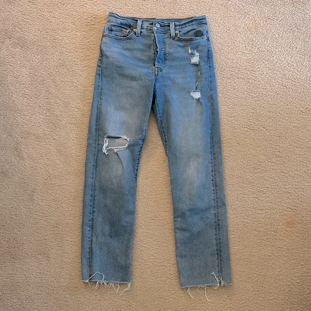 Levi’s denim Wedgie straight